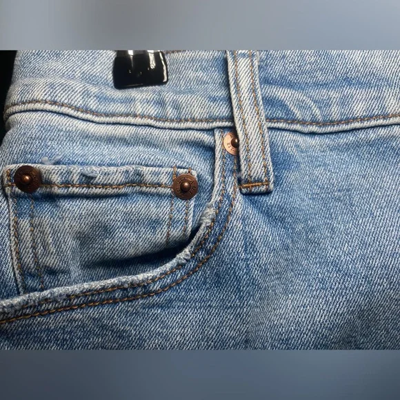 Abercrombie & Fitch Jeans Women’s 6/28 Blue Denim Curve Love Y2K 90s Preppy - Picture 9 of 14